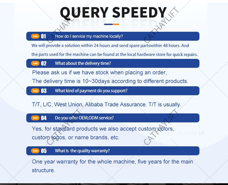 Tow behind boom lift-Shandong Cathay Machinery Co Ltd 8